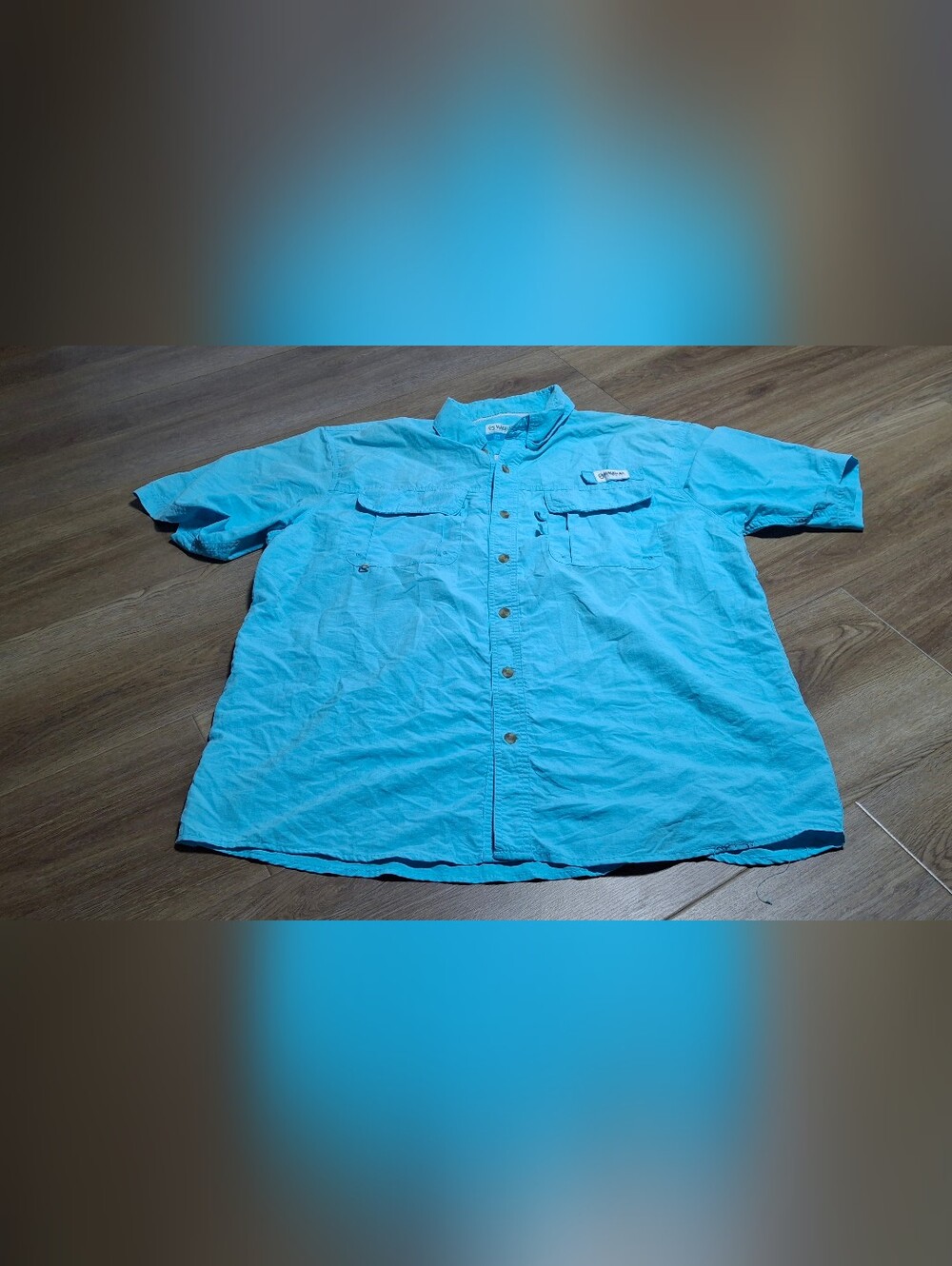 Mens Fisherman Coastal Core Angler Aesthetic Shirt Size XL.